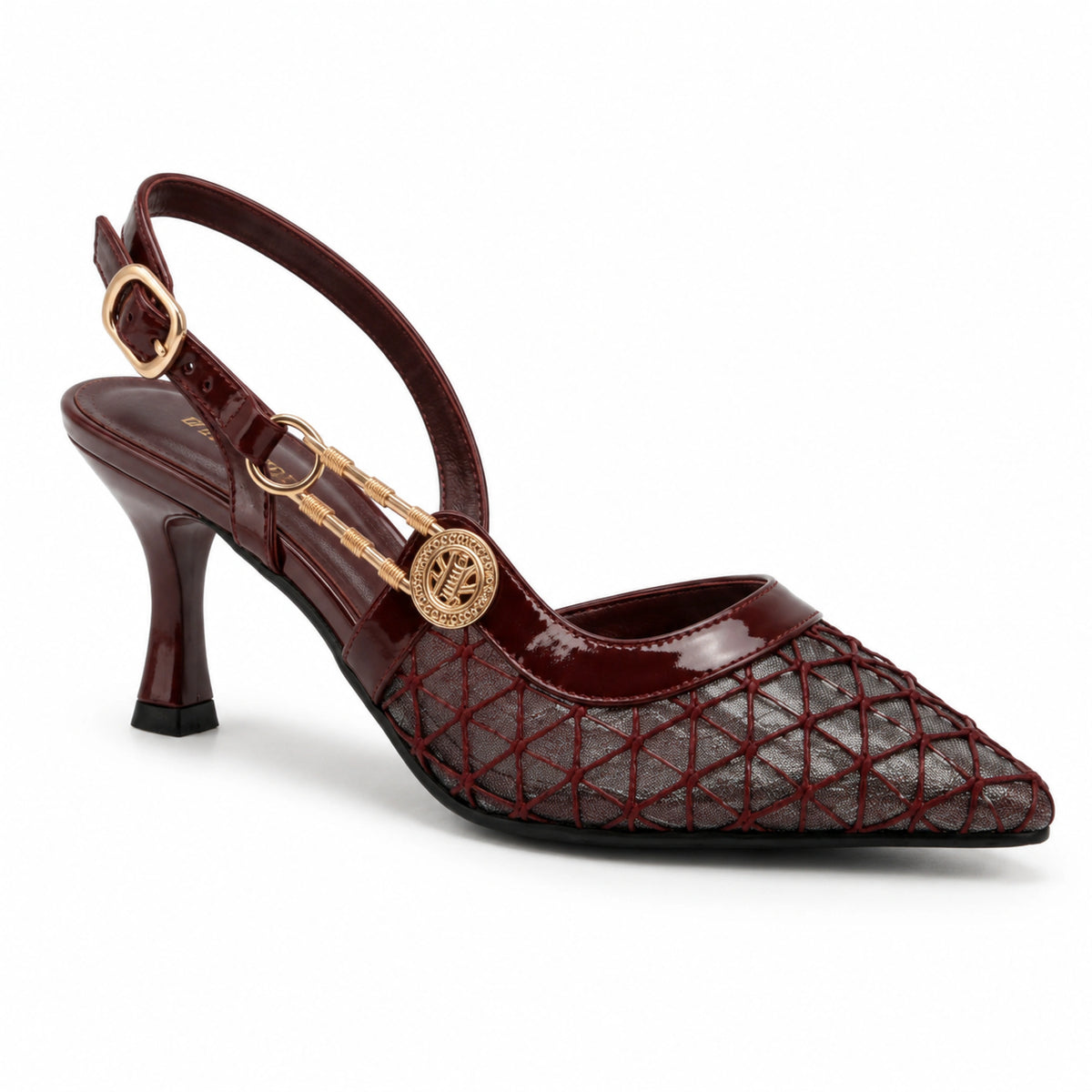 Mesh Evening Heels — 7 cm