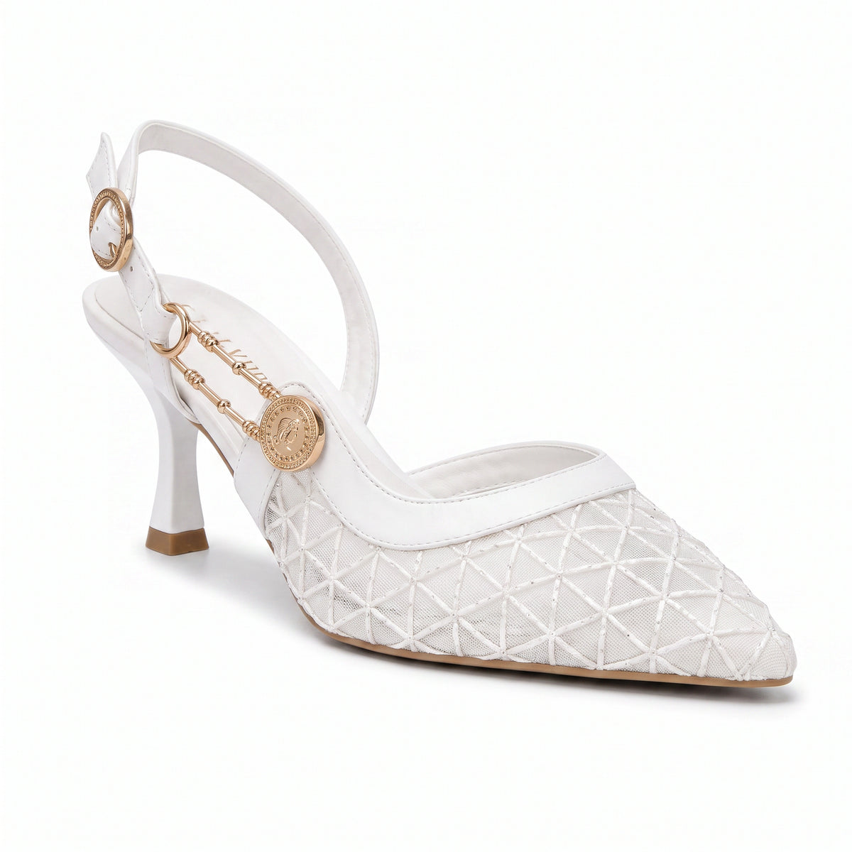 Mesh Evening Heels — 7 cm
