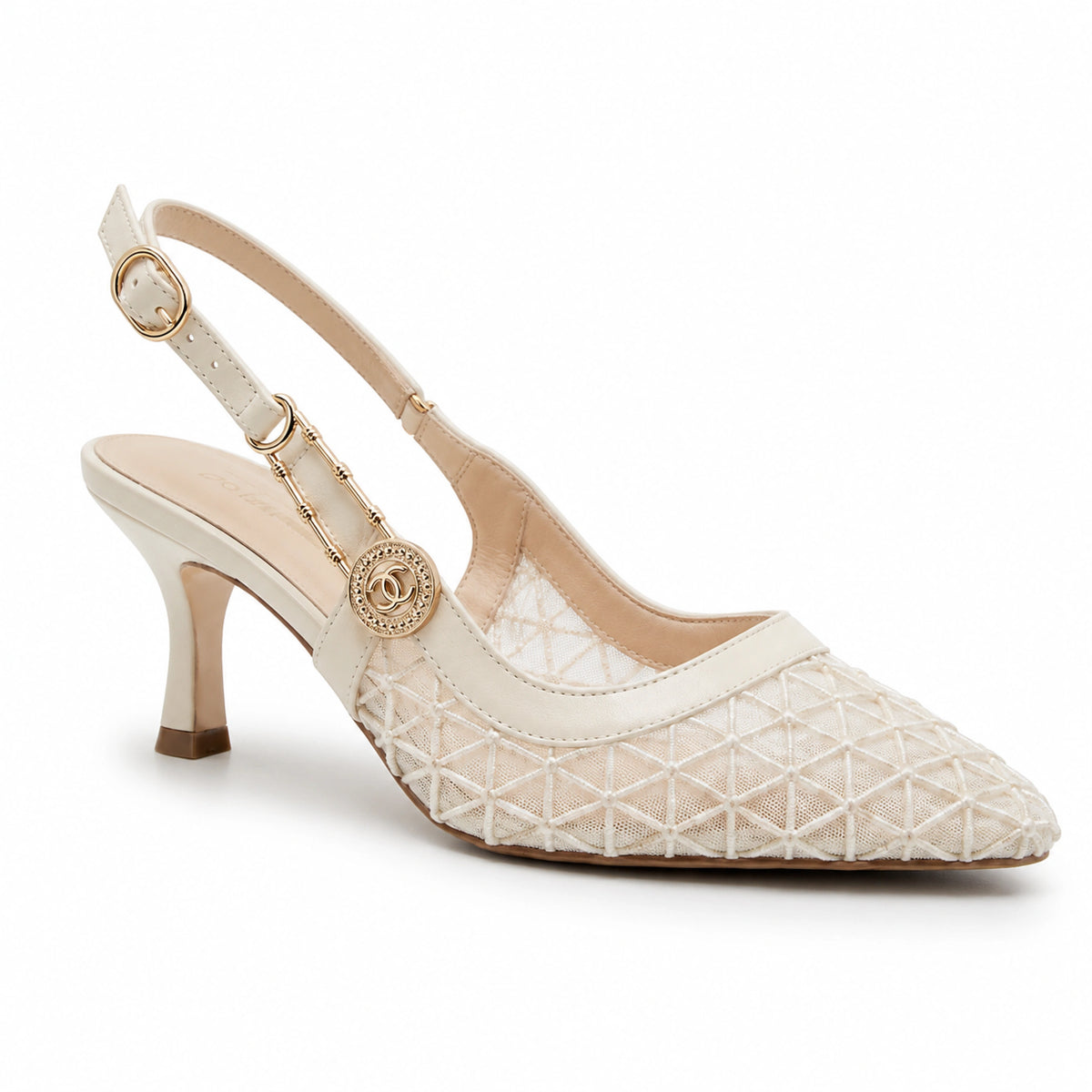 Mesh Evening Heels — 7 cm