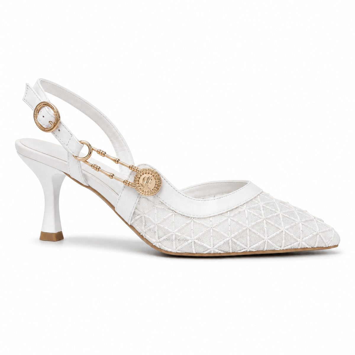 Mesh Evening Heels — 7 cm