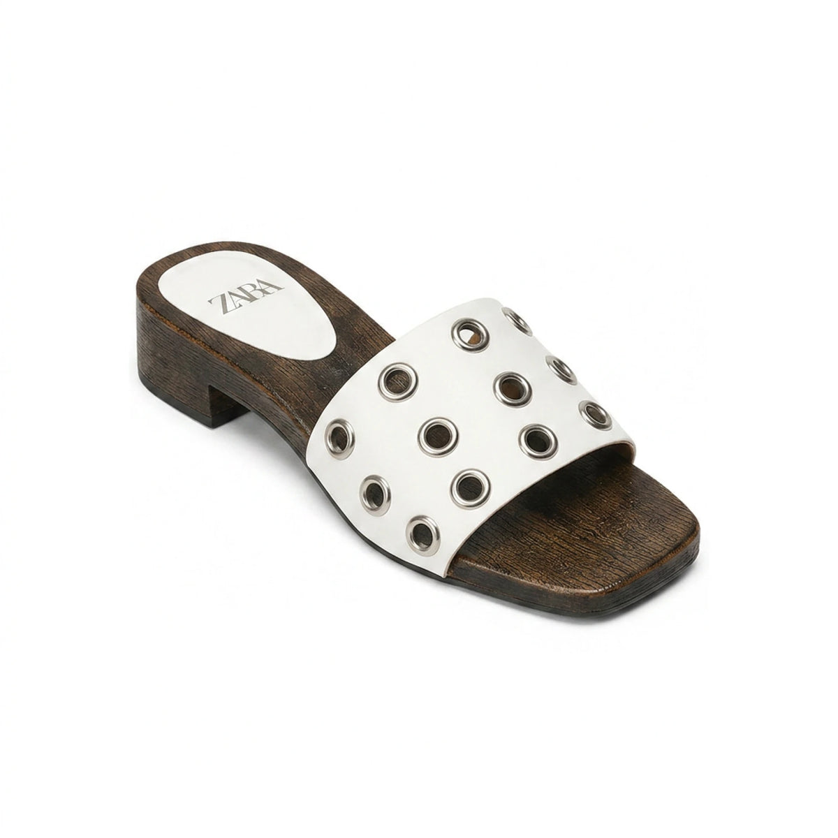 Open Slippers — 1 cm Heel