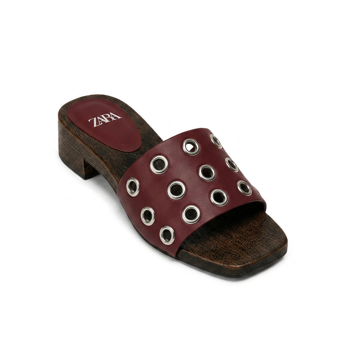 Open Slippers — 1 cm Heel