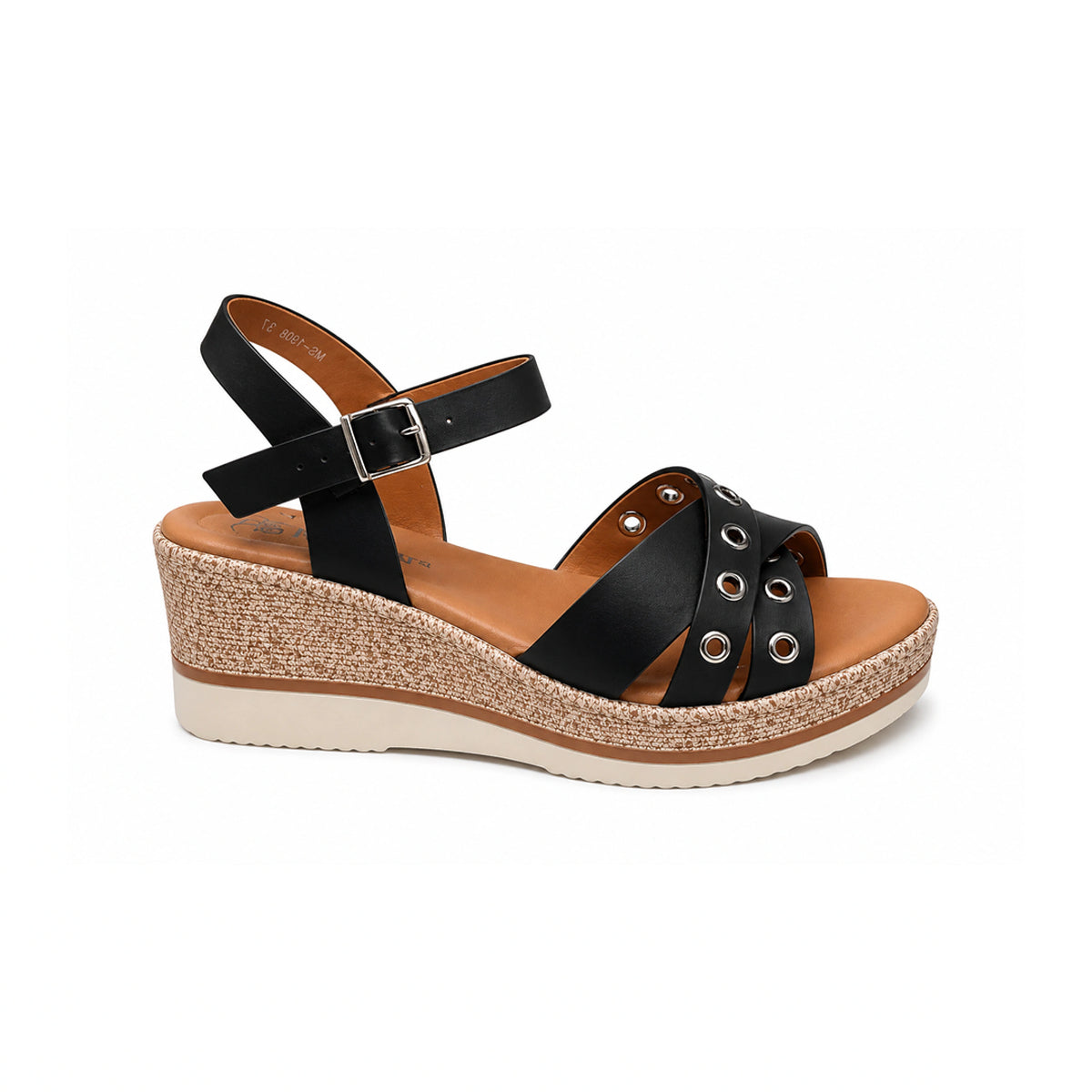 Wedge Open Sandals — 7 cm
