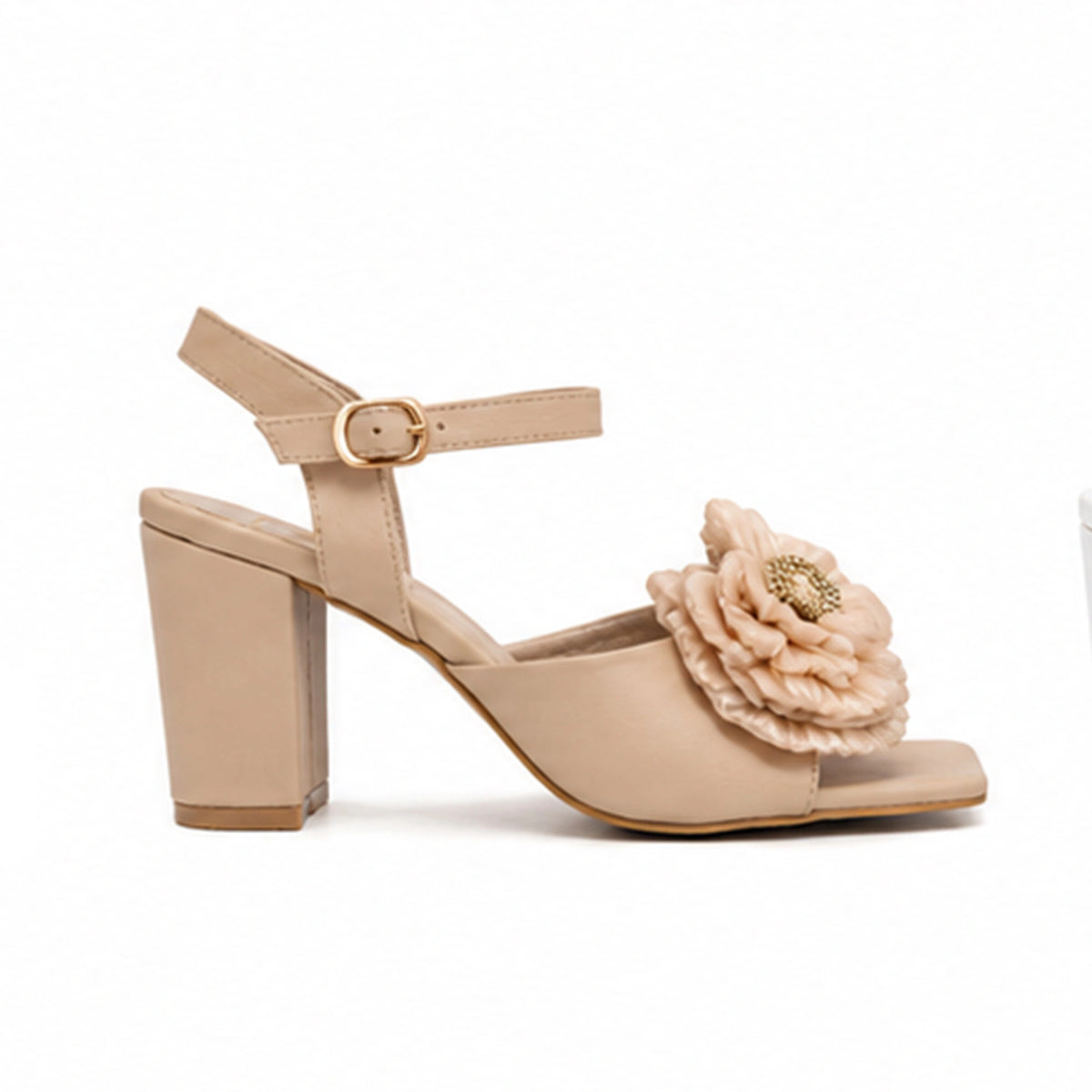 Satin & Leather Evening Heels — 7 cm