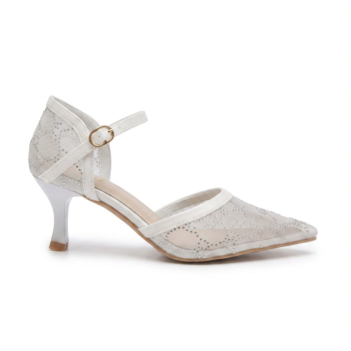 Embroidered Evening Heels — 7 cm