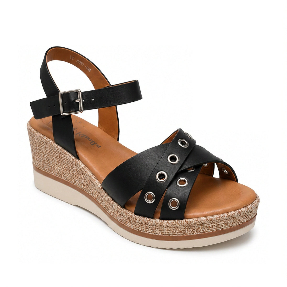 Wedge Open Sandals — 7 cm