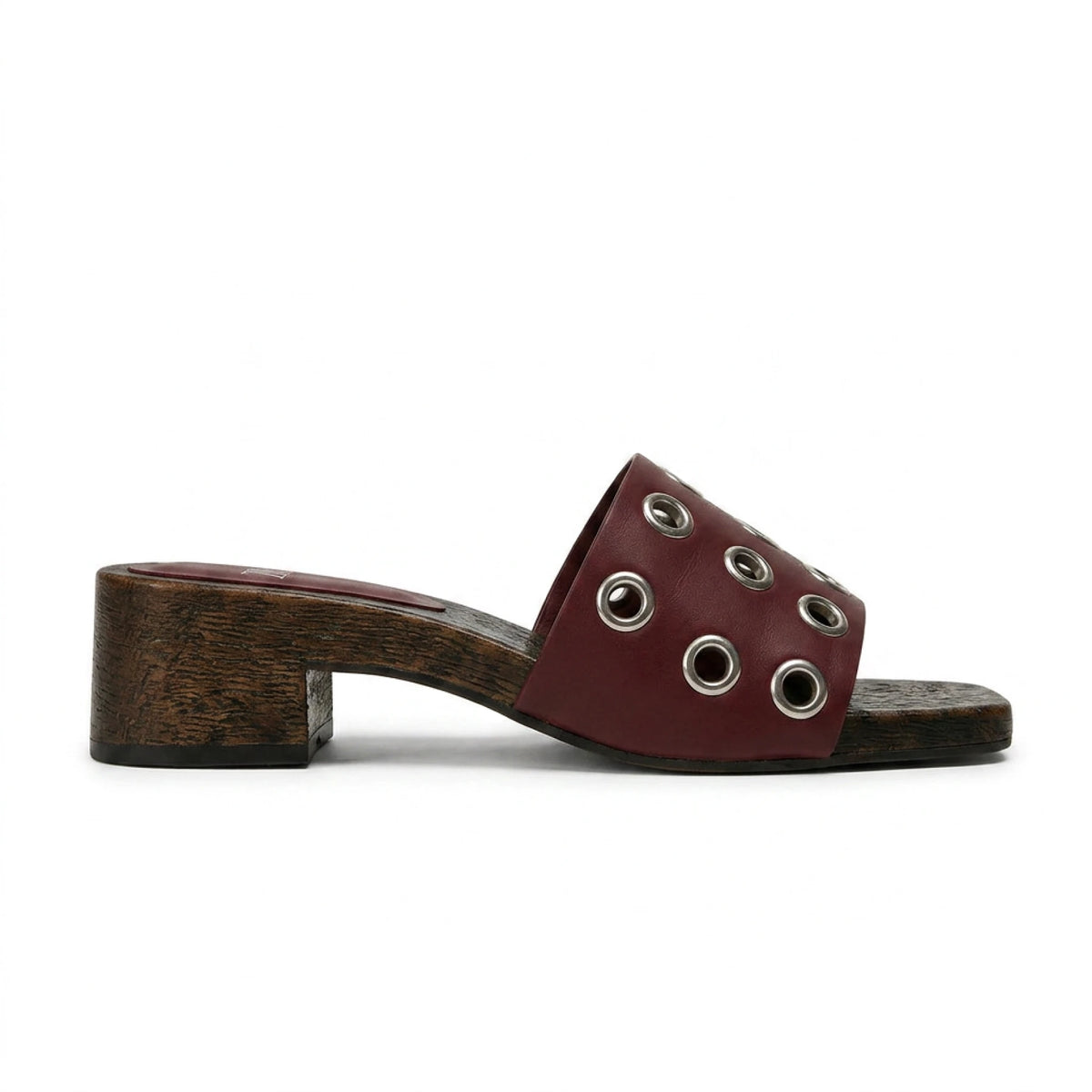 Open Slippers — 1 cm Heel