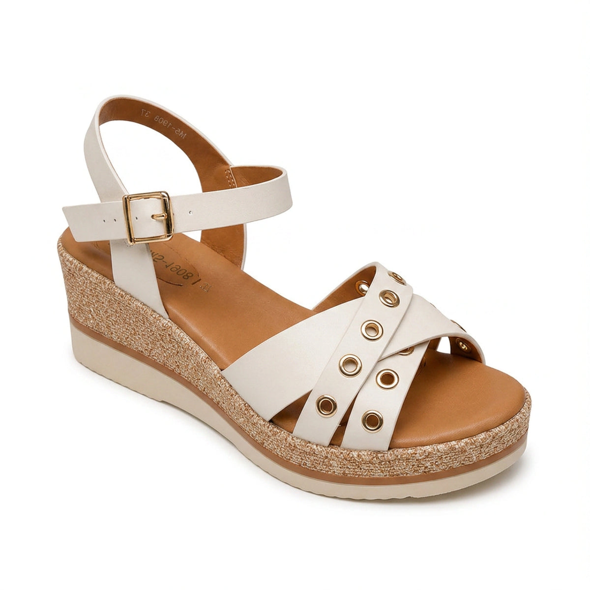 Wedge Open Sandals — 7 cm