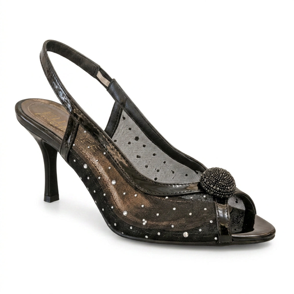 Rhinestone Evening Heels — 7 cm