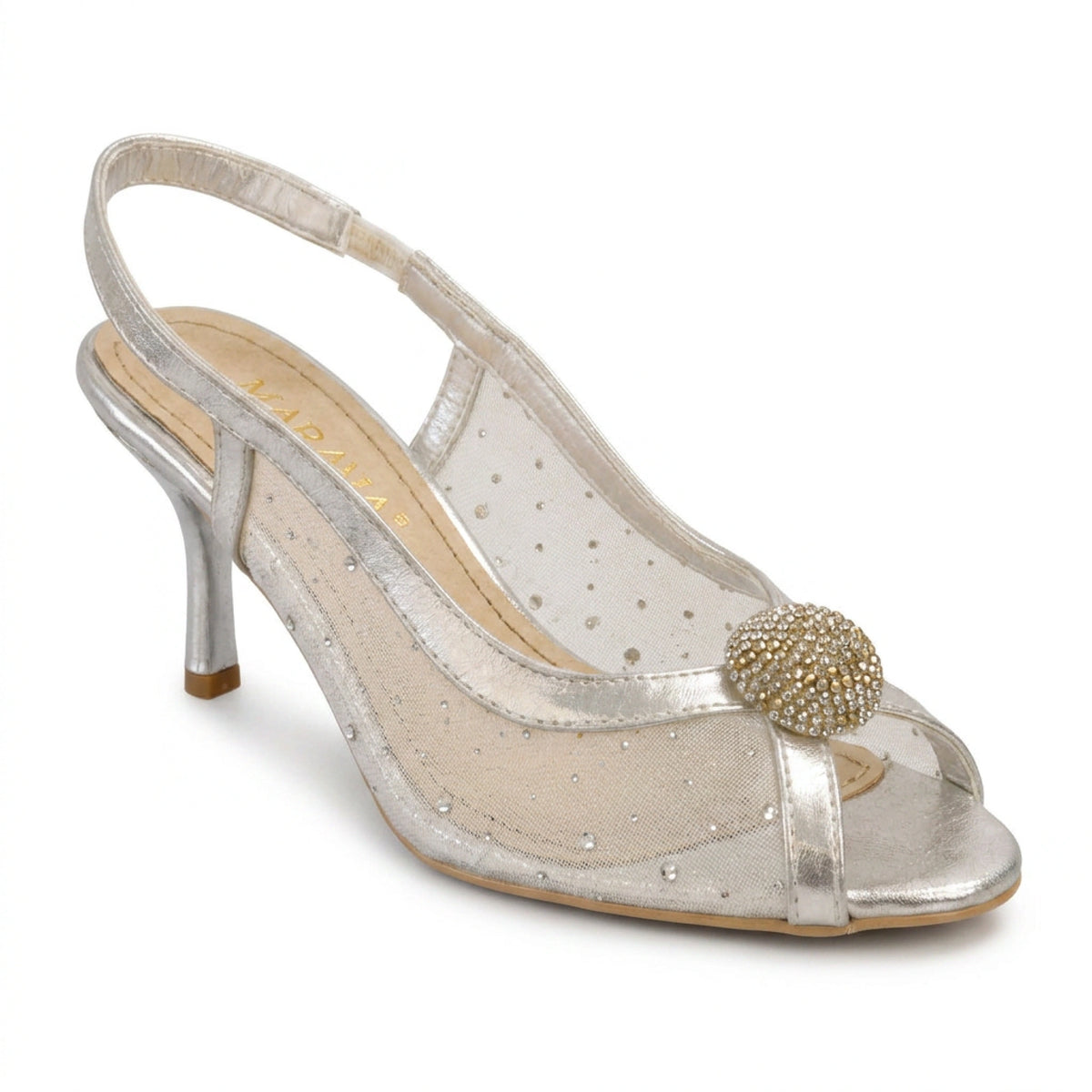 Rhinestone Evening Heels — 7 cm
